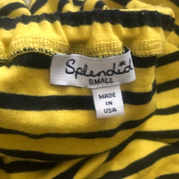 Splendid off the shoulder striped top - Picture 3 of 5